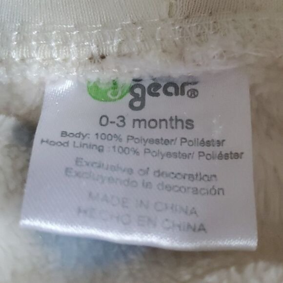 0-3 Months Swaddle Bunting Snow Suit Winter Coat Feet Footed Feetie Hooded - Picture 10 of 16